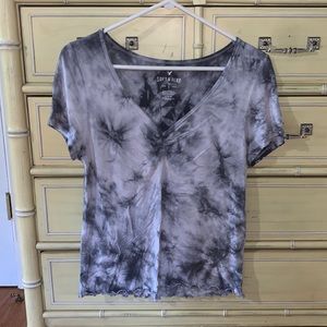 American Eagle Tie Dye Soft and Sexy T Shirt